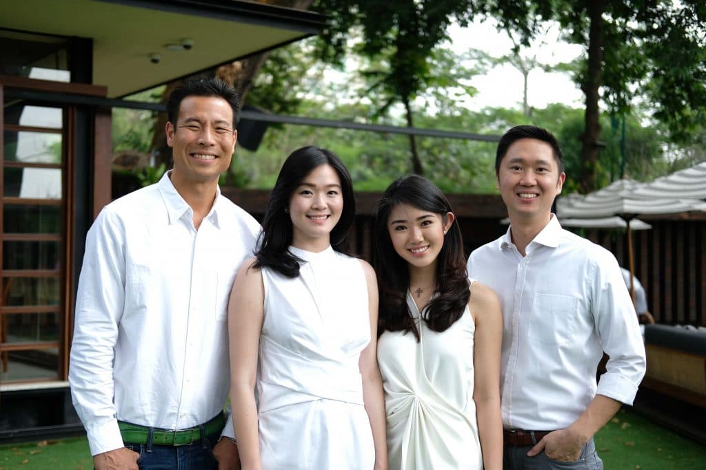 Intudo Ventures' Eddy Chan, Ashley Suhalim, Isaura Tjhiater and Patrick Yip