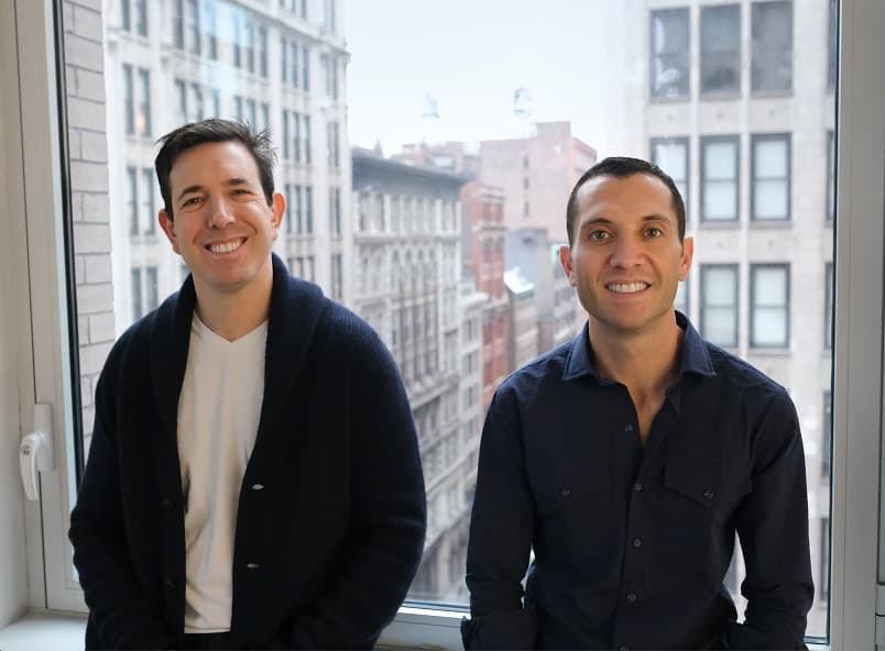 Photo of Tusk Venture Partners co-founders Bradley Tusk and Jordan Nof.