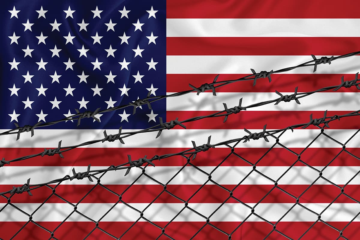 US flag immigration