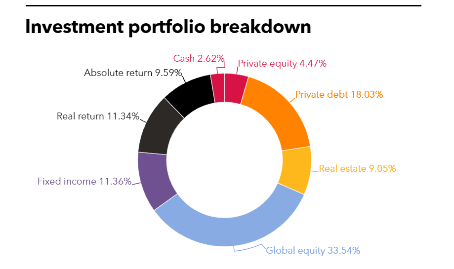 TMRS Investment Portfolio Breakdown