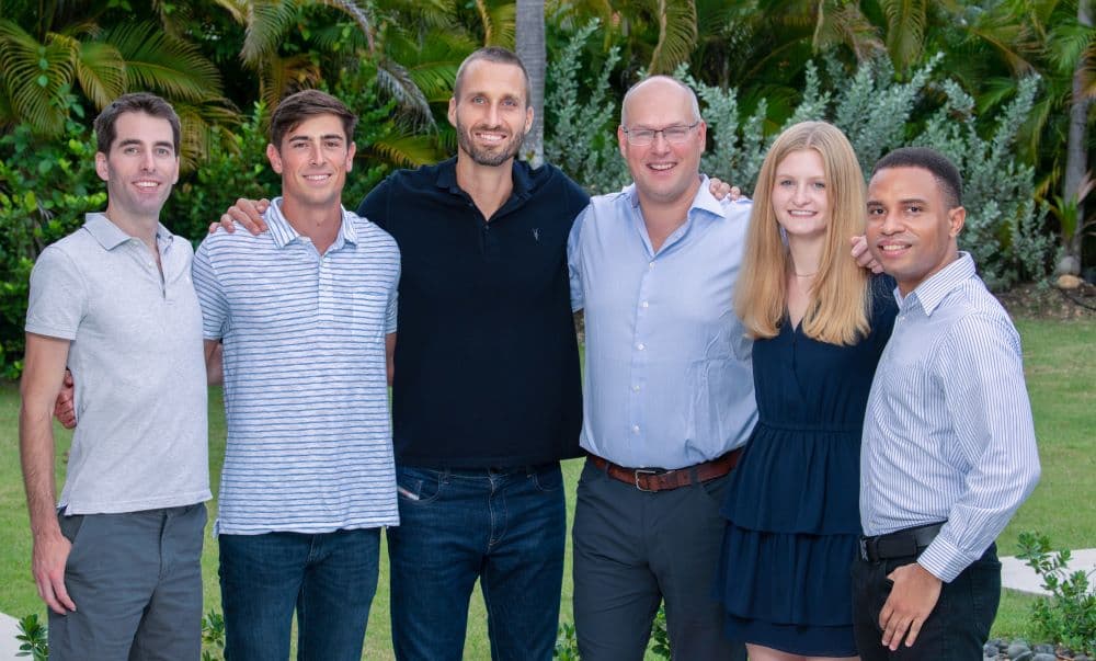 Photo of Linse Capital team, including managing directors Bastiaan Janmaat and Michael Linse