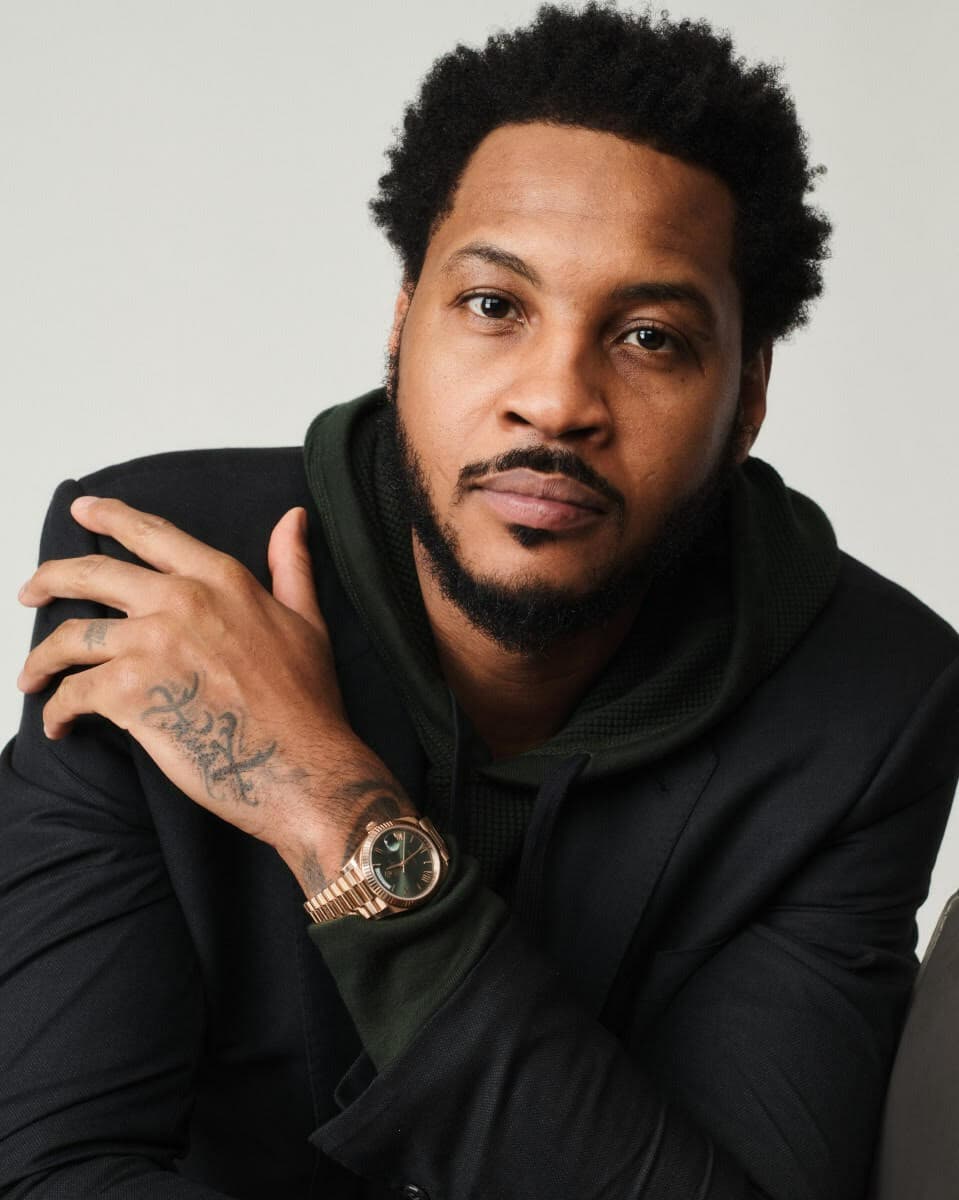 Photo of Carmelo Anthony, 10-Time NBA All-Star and entrepreneur.