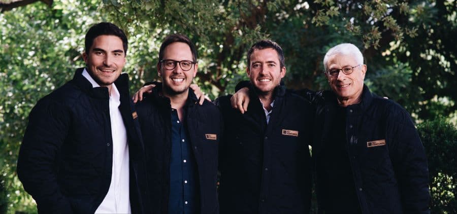 Photo of 30N Ventures' founders Salvador Said, Tomas Denecken, Juan Luis Palma and Dan Kranzler