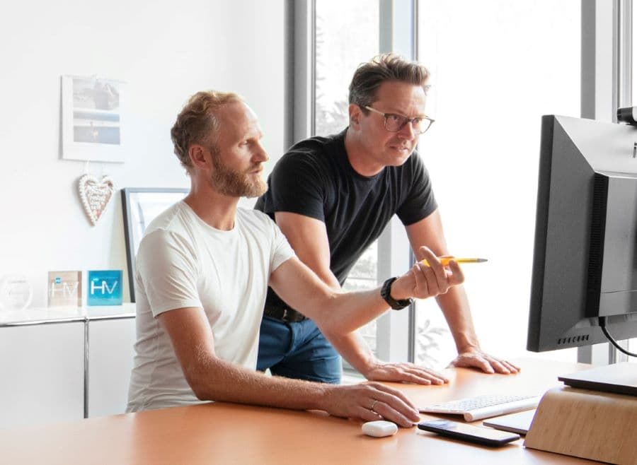 Photo of Rainer Märkle and Lars Langusch of HV Capital