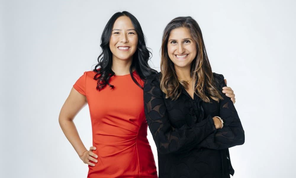 Photo of Amy Yin and Medha Agarwal of Defy VC