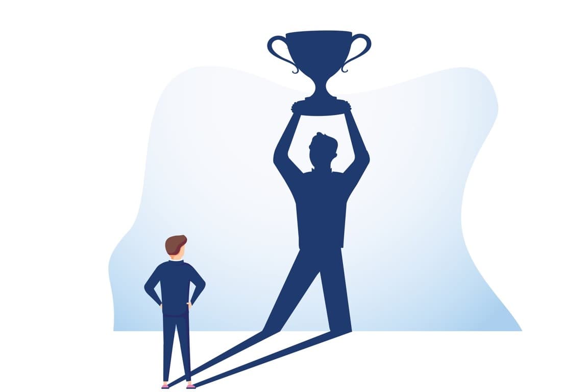 Photo illustration of success concept.