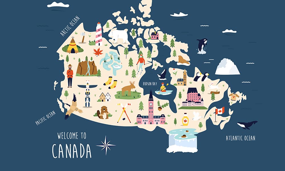 Photo concept of Canada.