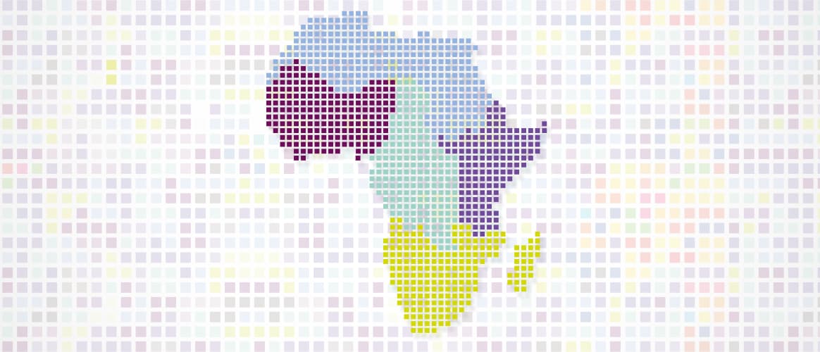 Africa regions map