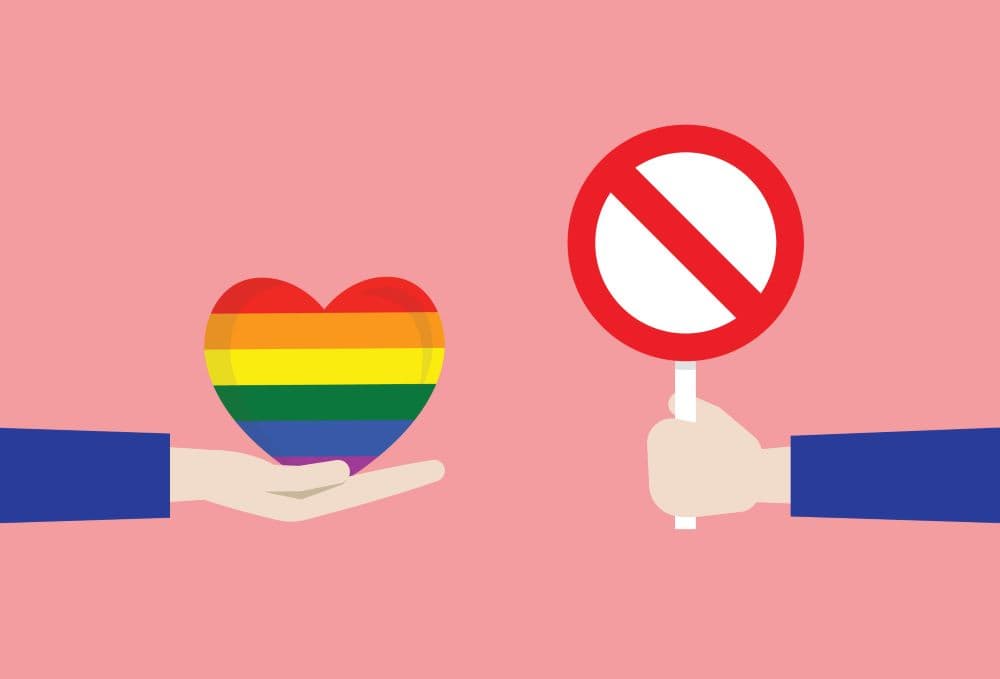 Photo illustrating challenges faced by LGBTQ+ venture capitalists and founders.