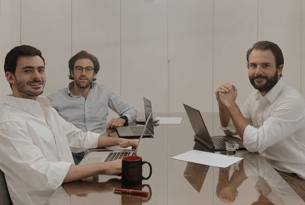 Skypointer team (L-R): Daniel Sakovics, Manuel Serna and Pablo Ortega