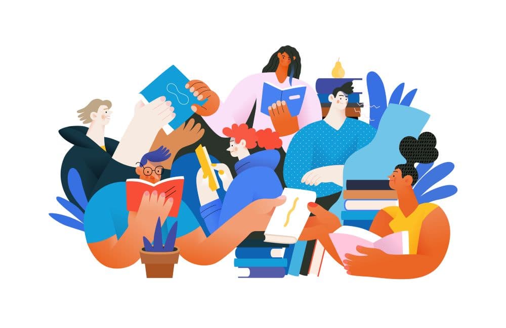 Photo illustrating concept of learning and reading.