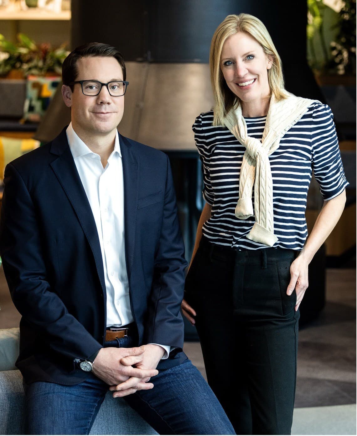 Photo of Kevin Vincent and Mary DaSilva of S2G Investments.
