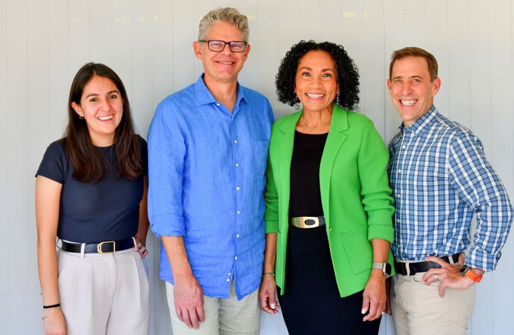 Photo of the investment team for Ulu Ventures. Caption: Maria Salamanca, Clint Korver, Miriam Rivera, Steve Reale