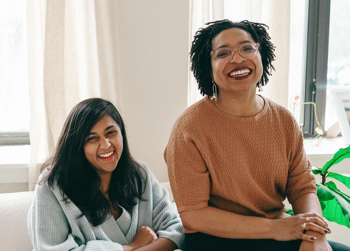Shruti Shah (L) and Sydney Thomas of Symphonic Capital