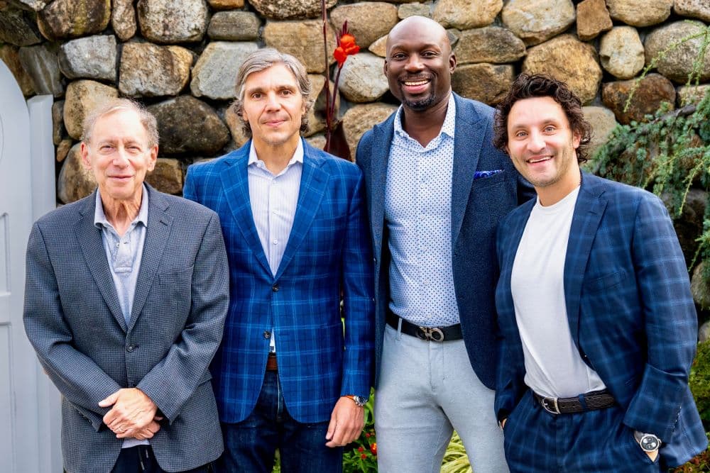 Photo of T.Rx Capital team (L-R): Dr. Bob Langer, Dr. Corey McCann, Kwesi Frimpong-Boateng and Michael Langer.