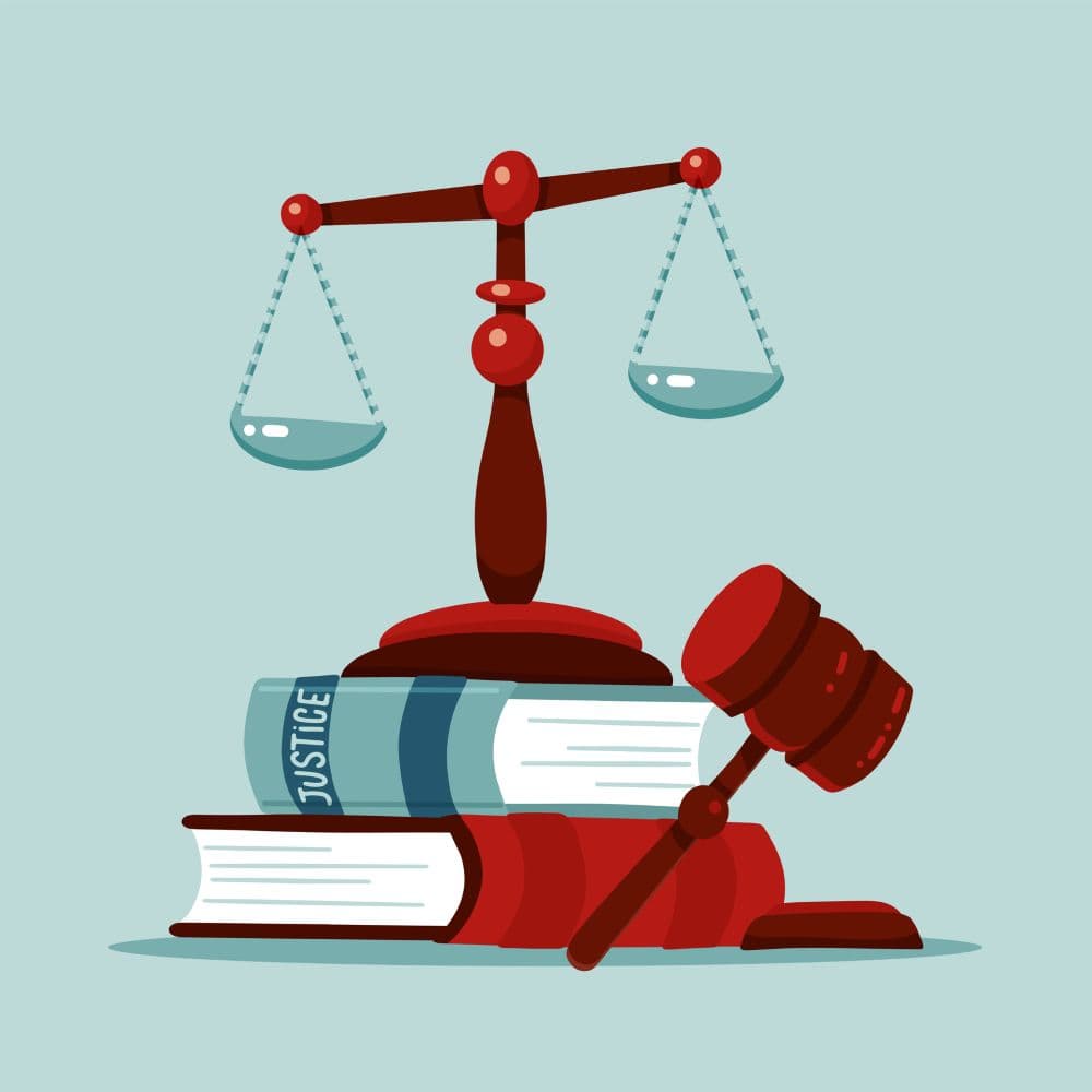 Image illustrating concept of law and legal profession