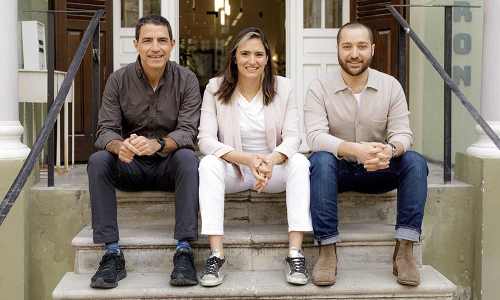 From left: Gil Shai, Liron Azrielant and Daniel Roditi of Meron Capital